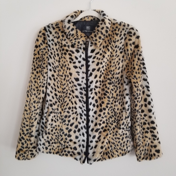 ALPINE STUDIO ANIMAL PRINT JACKET - Picture 3 of 10